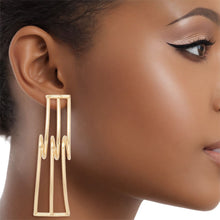 Load image into Gallery viewer, Studs Gold Spring Industrial-luxe Earrings Women
