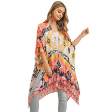 Load image into Gallery viewer, Pink Aztec Tribal Kimono
