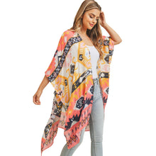 Load image into Gallery viewer, Pink Aztec Tribal Kimono
