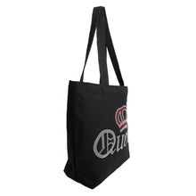 Load image into Gallery viewer, Tote Black Canvas Queen Bling Bag for Women
