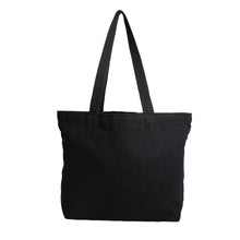 Load image into Gallery viewer, Tote Black Canvas Queen Bling Bag for Women
