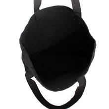 Load image into Gallery viewer, Tote Black Canvas Queen Bling Bag for Women
