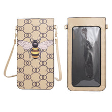 Load image into Gallery viewer, Phone Crossbody Luxe Bee Brown Bag for Women
