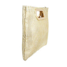 Load image into Gallery viewer, Handbag Gold Rhinestone Mesh Square Clutch Women
