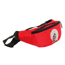 Load image into Gallery viewer, Fanny Pack Red Afro Rhinestone Bag for Women
