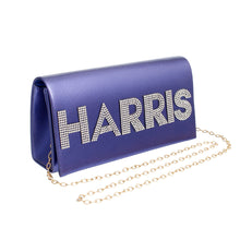 Load image into Gallery viewer, Clutch Harris Campaign Royal Blue Bag for Women
