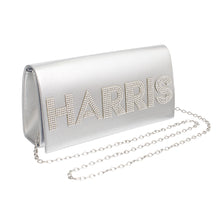 Load image into Gallery viewer, Clutch Harris Campaign Silver Bag for Women
