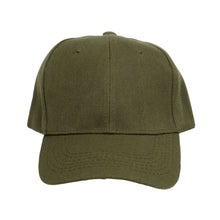 Load image into Gallery viewer, Hat Olive Canvas Baseball Cap for Women
