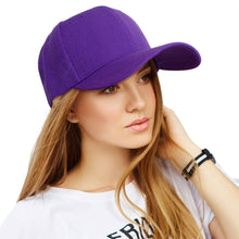 Load image into Gallery viewer, Hat Purple Canvas Baseball Cap for Women
