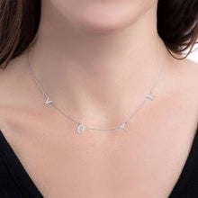 Load image into Gallery viewer, Necklace VOTE Station Silver Chain for Women
