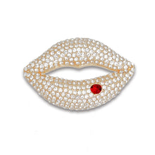 Load image into Gallery viewer, Brooch Bling 3D Lips Pin for Women
