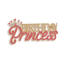 Load image into Gallery viewer, Brooch Pink Birthday Princess Pin for Women
