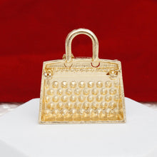 Load image into Gallery viewer, Brooch Gold Mini Iconic Handbag Parisian Pin
