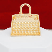 Load image into Gallery viewer, Brooch Topaz Mini Iconic Handbag Parisian Pin
