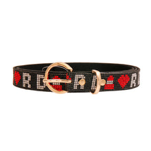Load image into Gallery viewer, Ravishing Rhinestone Black Belt - Bespoke Inspired
