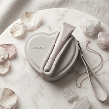 Load image into Gallery viewer, Gray Heart Silicone Pouch &amp; Peptide Lip Tint Set
