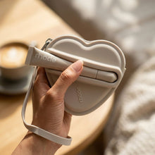 Load image into Gallery viewer, Gray Heart Silicone Pouch &amp; Peptide Lip Tint Set
