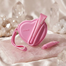 Load image into Gallery viewer, Pink Heart Silicone Pouch &amp; Peptide Lip Tint Set
