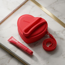Load image into Gallery viewer, Red Heart Silicone Pouch &amp; Peptide Lip Tint Set

