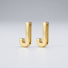 Load image into Gallery viewer, Letter J Gold Slide Letter Charm Sold Individually
