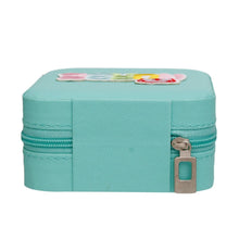 Load image into Gallery viewer, Travel Jewelry Box Turquoise Nurse Patch Square
