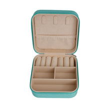 Load image into Gallery viewer, Travel Jewelry Box Turquoise Nurse Patch Square
