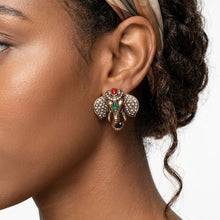 Load image into Gallery viewer, Opulent African Elephant Multicolor Stud Earrings
