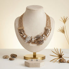 Load image into Gallery viewer, Opulent African Elephant Aurbo Collar Necklace
