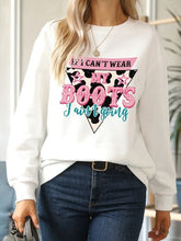 Load image into Gallery viewer, IF I CAN&#39;T WEAR MY I AIN&#39;T GOING Round Neck Sweatshirt
