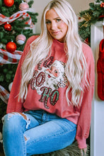 Load image into Gallery viewer, Santa Graphic Dropped Shoulder Sweatshirt
