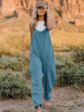 Load image into Gallery viewer, Double Take Full Size V-Neck Sleeveless Jumpsuit with Pockets
