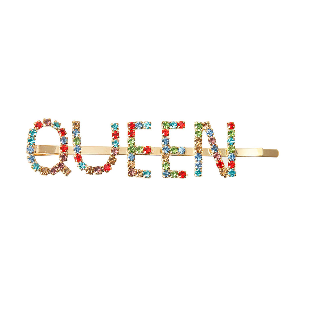 Multi Color QUEEN Bobby Pin