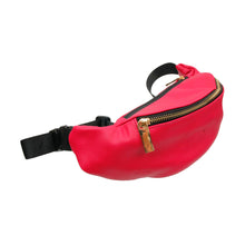 Load image into Gallery viewer, Fuchsia Vegan Leather Fanny Pack
