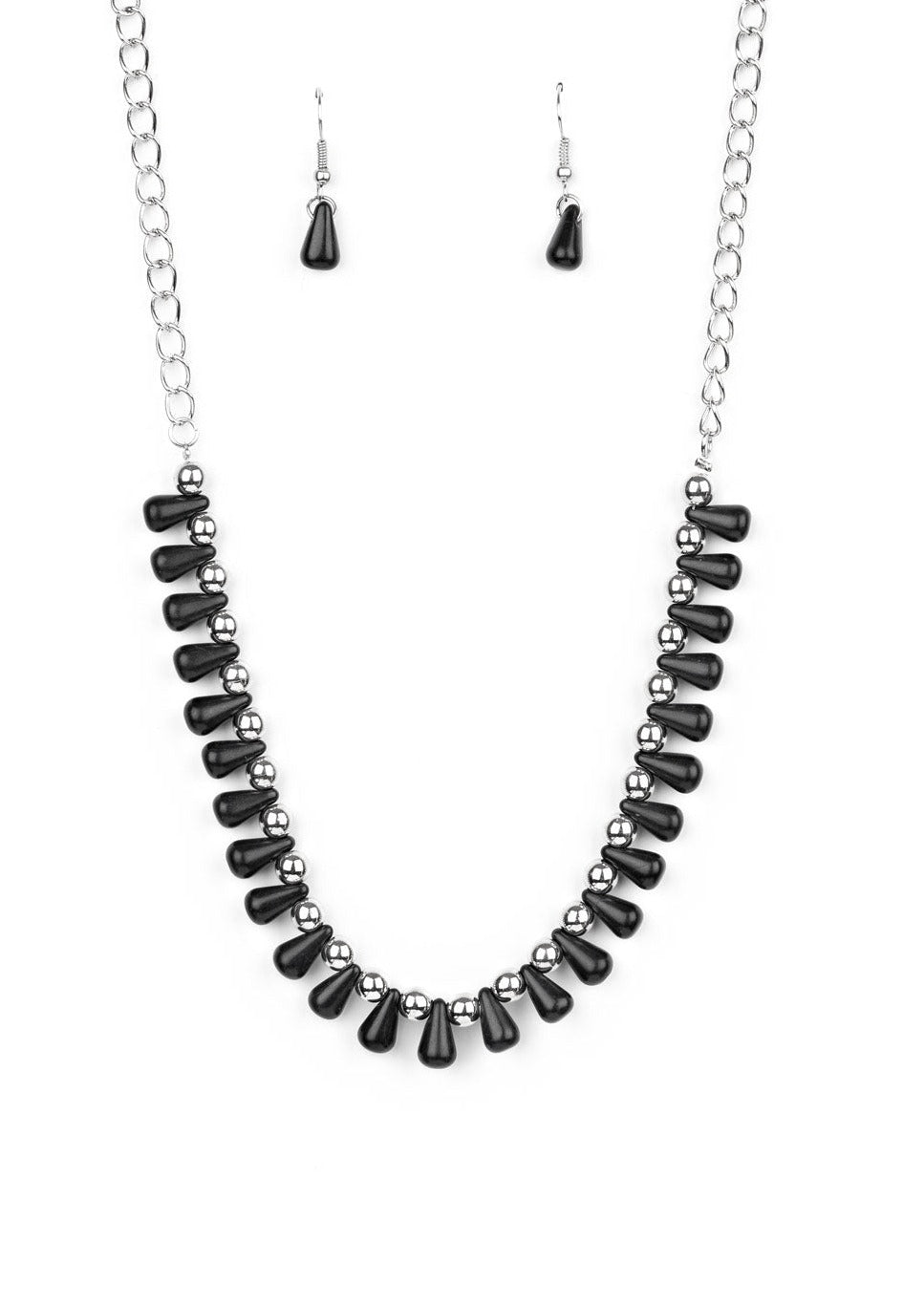 Extinct Species - Black Stone Necklace - N0692