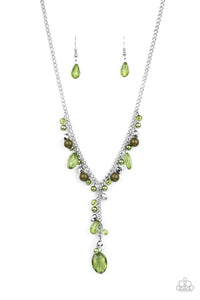 Crystal Couture - Green Necklace