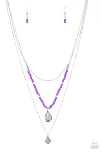 Mild Wild - Purple Necklace - N0650