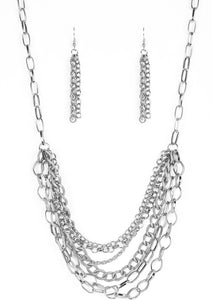 Color Bomb - Silver Necklace - N0490