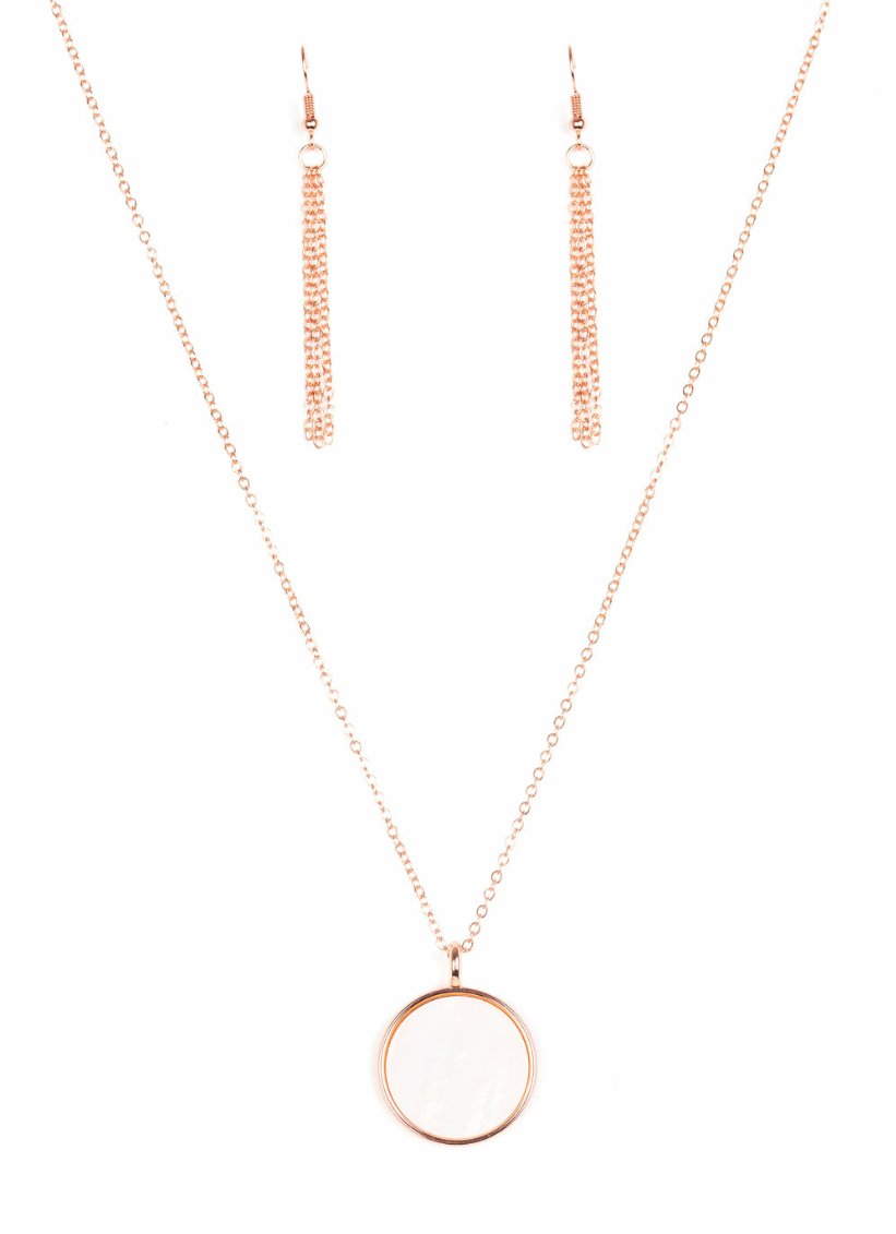 Shimmering Seashores - Copper Necklace - N0447