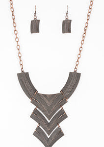 Fiercely Pharaoh - Copper Necklace