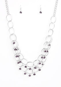 Yacht Tour - Purple Necklace - N0656