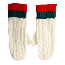 Load image into Gallery viewer, Snowy Chic: Signature White Mittens
