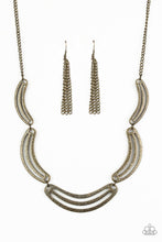 Load image into Gallery viewer, Palm Springs Pharaoh - Brass Necklace - N0651
