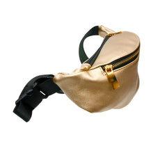 Load image into Gallery viewer, Gold Vegan Leather Fanny Pack
