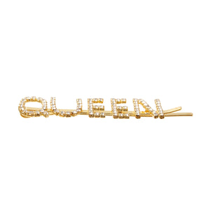 Gold QUEEN Bobby Pin