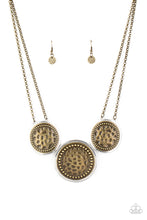 Load image into Gallery viewer, Gladiator Glam - Brass Necklace - E0124
