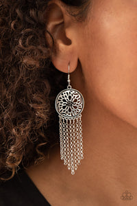 Blissfully Botanical - Black Earrings -E0024