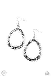 Terra Topography -Silver Earrings