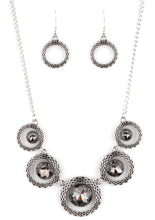 Load image into Gallery viewer, PIXEL Perfect - Silver Smoky Rhinestone Necklace
