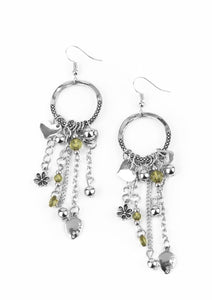 Charm School Green Earring - E0078