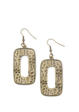 Load image into Gallery viewer, Primal Elements - Brass Earrings
